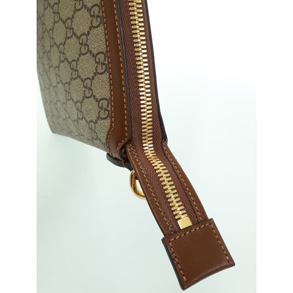 Gucci Interlocking leather Bag Supreme G ebony GG brown beige Crossbody - Picture 7 of 9
